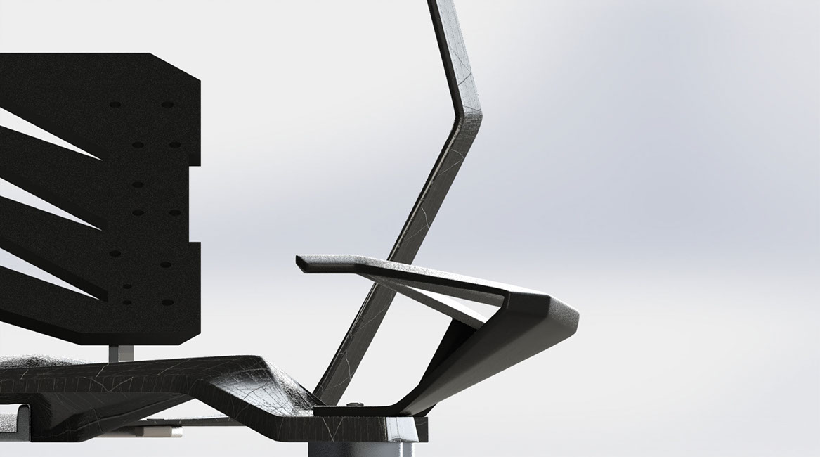 P47 carbon cockpit — studio study